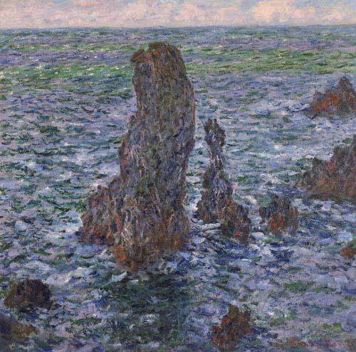 Claude Monet The Port Coton Pyramids, Norge oil painting art